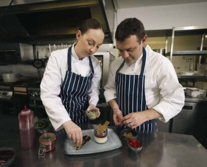 Connemara Sands Chefs working on a dish