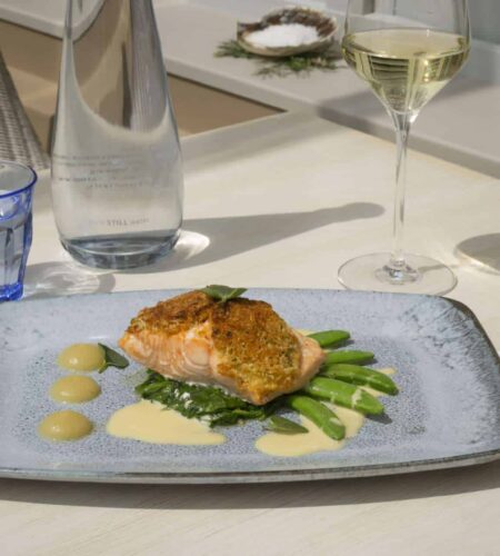 Connemara Sands Salmon and white wine