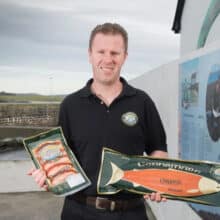 Graham Roberts and his organic smoked Salmon