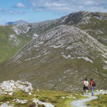 Connemara National Park Diamond Hill Hiking Descend