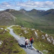 Connemara National Park Diamond Hill Hiking Couple Hiking